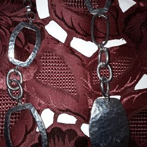 Chico's Silvertone Fashion Necklace